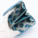 HERMES エルメス A刻印 TS 005 AU 財布 アザップコンパクトシルクイン ウォレット ブルー 箱有 H21801