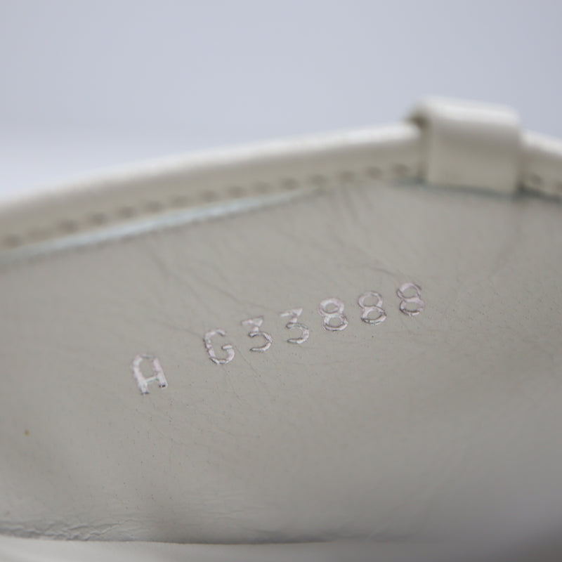CHANEL シャネル ヒール パンプス G33888 37 23.5cm ホワイト ブラック レディース 箱有 H4044