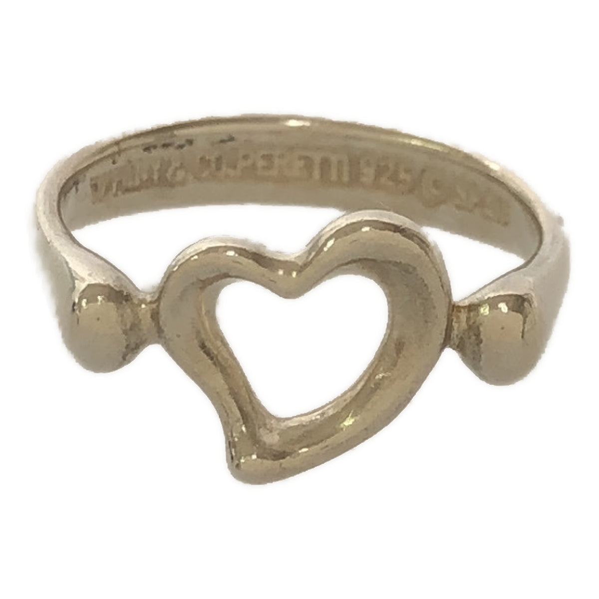 ティファニー TIFFANY & Co. オープンハート リング シルバー 925 7.5