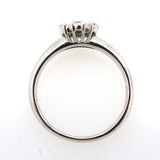 仕上済 Ponte Vecchio ポンテヴェキオ ダイヤ ホワイトゴールド リング 指輪 K18WG D0.3 2.9g 9号 箱 yo1366