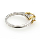 仕上げ済 Christian Dior ディオール ダイヤモンド リング PT900/K18 コンビ D0.434 11号 指輪 4.3g ok1507