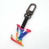 LOUIS VUITTON ルイヴィトン ビジュー サック LV FP MP2863 バッグチャーム キーホルダー キーリング レインボー ko49