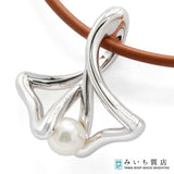 MIKIMOTO ミキモト パール ネックレス シルバー925 SV Mチャーム 約9.7g アクセサリー 箱・ケース・クロスあり ok1404