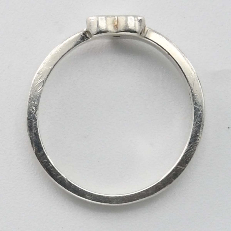 TIFFANY&Co. ティファニー リング クラウンオブハート 8.5号 ハート ダイヤ シルバー 925 約1.9g アクセサリー H12601