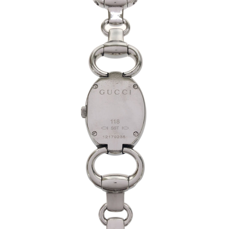 稼働 腕時計 GUCCI グッチ トルナヴォーニ 3Pダイヤ 118 クォーツ 2025.6 電池交換済 箱あり H5067