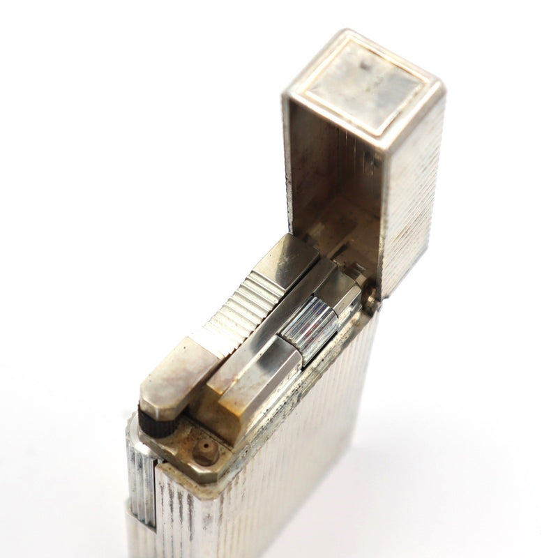 S.T.Dupont デュポン ガスライター LINE1S ライン1S ショート ローラー式 シルバーカラー 喫煙具 着火未確認 H2774