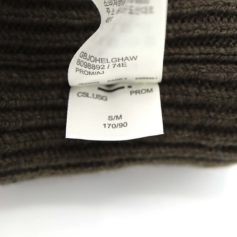 BURBERRY バーバリー 手袋 ニットグローブ 防寒 カーキ チェック柄 カシミアブレンド サイズS/M H20905