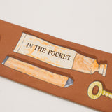 HERMES エルメス ツイリー イン・ザ・ポケット In the Pocket スカーフ ベージュ ブラウン シルク100 箱 H24222