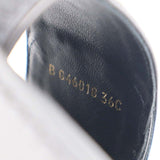 CHANEL シャネル ココマーク サンダル ハラコ レザー G46018 36C 23cm ブラック 靴 箱有 25k628-2