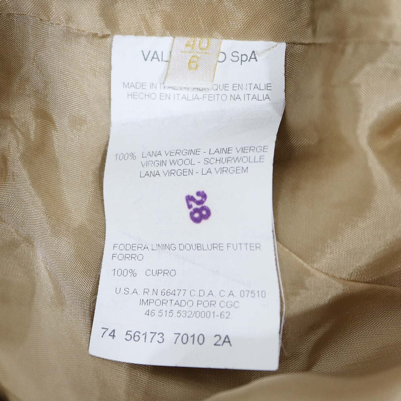 VALENTINO ヴァレンティノ スカート ベージュ サイズ40/6 スリットスカート レディース 服 25k167-91