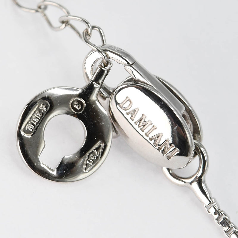仕上済 DAMIANI ダミアーニ ムーン ネックレス 三日月 ダイヤ エメラルド 750 約11.7g アクセサリー ジュエリー H12767
