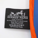 HERMES エルメス ネオバン カノエH ブルー ポーチ ポリアミド エラスタン フラットポーチ アクセサリーポーチ H6790