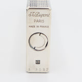 S.T.Dupont デュポン ガスライター 特大 ロング ローラー式 シルバーカラー 喫煙器具 着火確認済 H8171