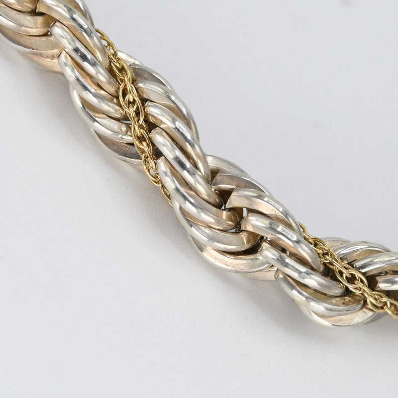 TIFFANY＆Co. ティファニー ツイスト ロープ スクリュー ブレス ブレスレット 925 シルバー 約13.3g アクセサリー レディース k329