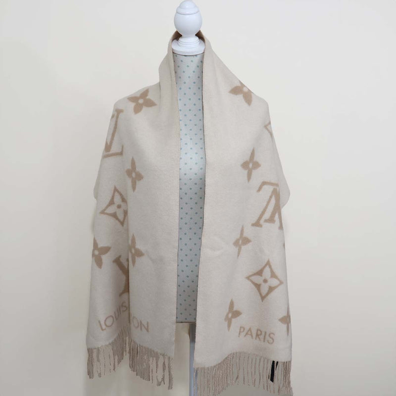 LOUIS VUITTON ルイヴィトン エシャルプ レイキャビック マフラー M78123 カシミヤ100％ LV 箱有 ok1166