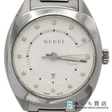 腕時計 稼働 GUCCI グッチ 142.4 クォーツ 白色系文字盤 2026.8電池交換済み 箱コマ H21703