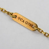 仕上済 VanCleef&Arpels VCA ヴァンクリーフ&アーペル ネックレス スウィートアルハンブラ 750 マザーオブパール 2.8g ジュエリー H15890