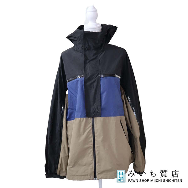 MONCLER モンクレール マウンテンパーカー F209U1B70010 サイズ3 ブラック ブルー アウター メンズ 服 24s409-1
