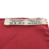 HERMES エルメス カレ90 スカーフ EQUATEUR 赤道直下 動物 アニマル ヒョウ シルク100 赤 M2336-3
