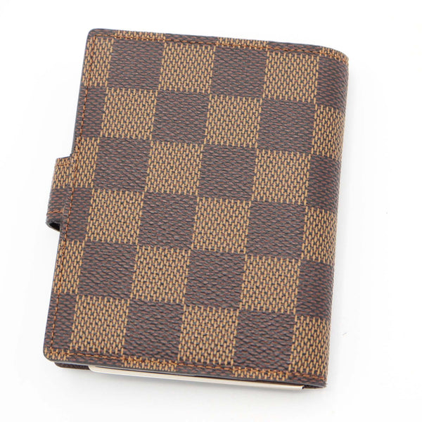 LOUIS VUITTON ルイ ヴィトン LV R20705 ダミエ アジェンダ ミニ 手帳カバー スケジュール帳 25k44-3