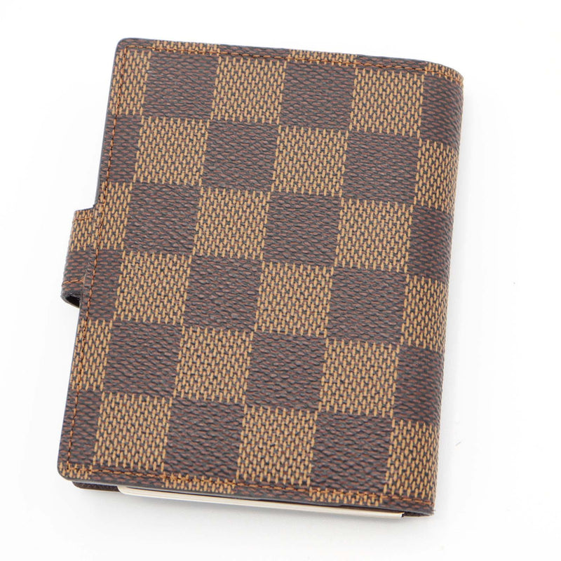 LOUIS VUITTON ルイ ヴィトン LV R20705 ダミエ アジェンダ ミニ 手帳カバー スケジュール帳 25k44-3