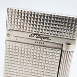 S.T.Dupont デュポン ガスライター ライン2 ダイヤモンドヘッド シルバーカラー 喫煙具 着火未確認 ケース有 eco1746