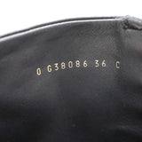 CHANEL シャネル レースアップブーツ G38086 ココマーク ブラック サイズ36 23cm レディース H21871