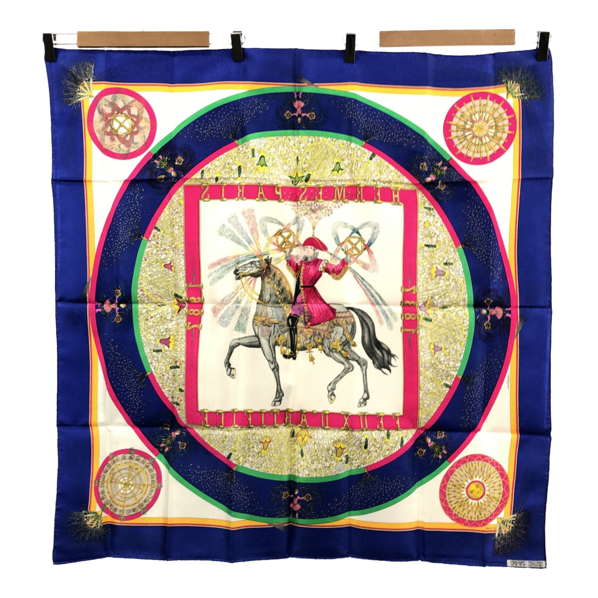 エルメス HERMES 150周年 カレ90 FEUX D'ARTIFICE 技巧の火 花火