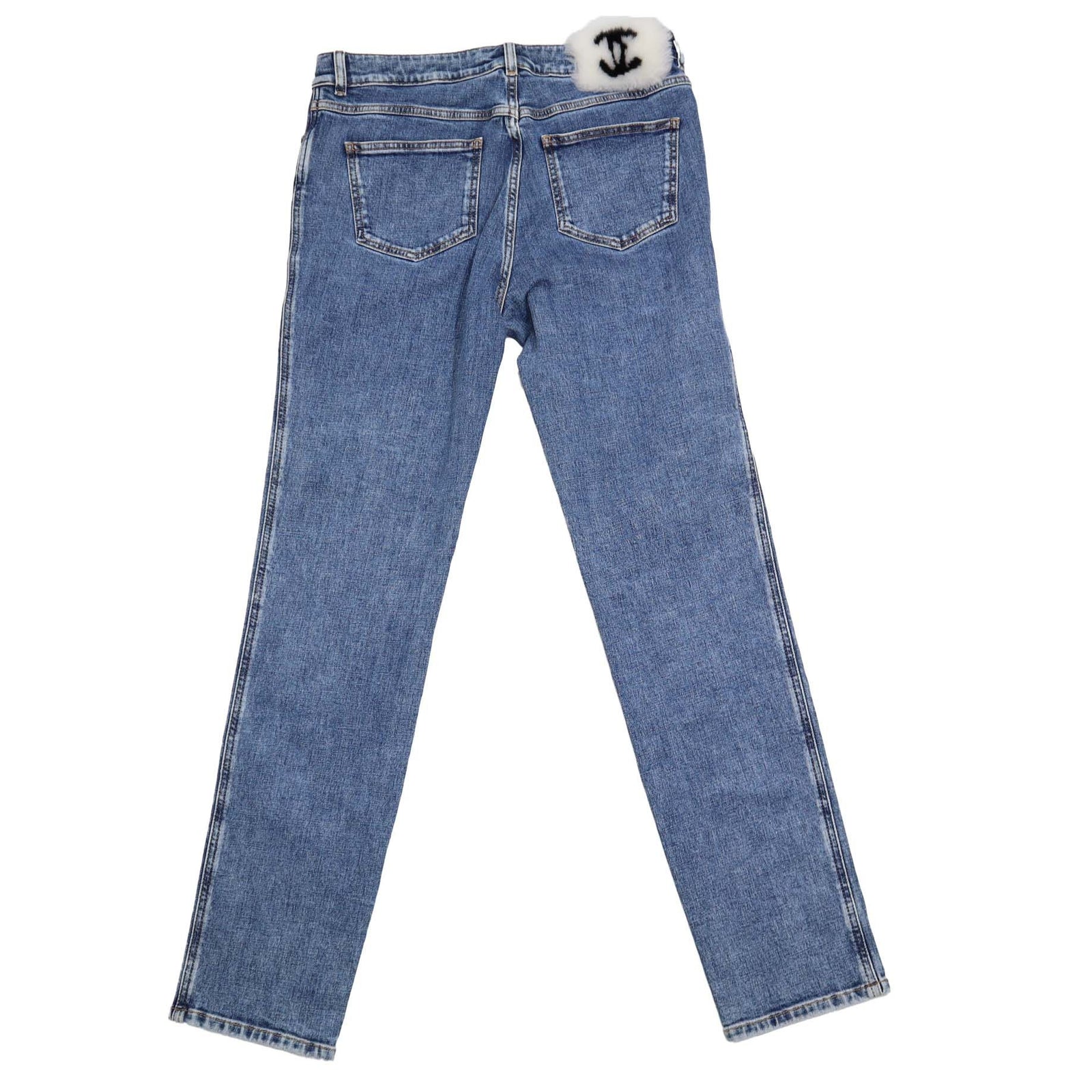 未使用 CHANEL シャネル デニム ジーンズ ジーパン パンツ ボトムス