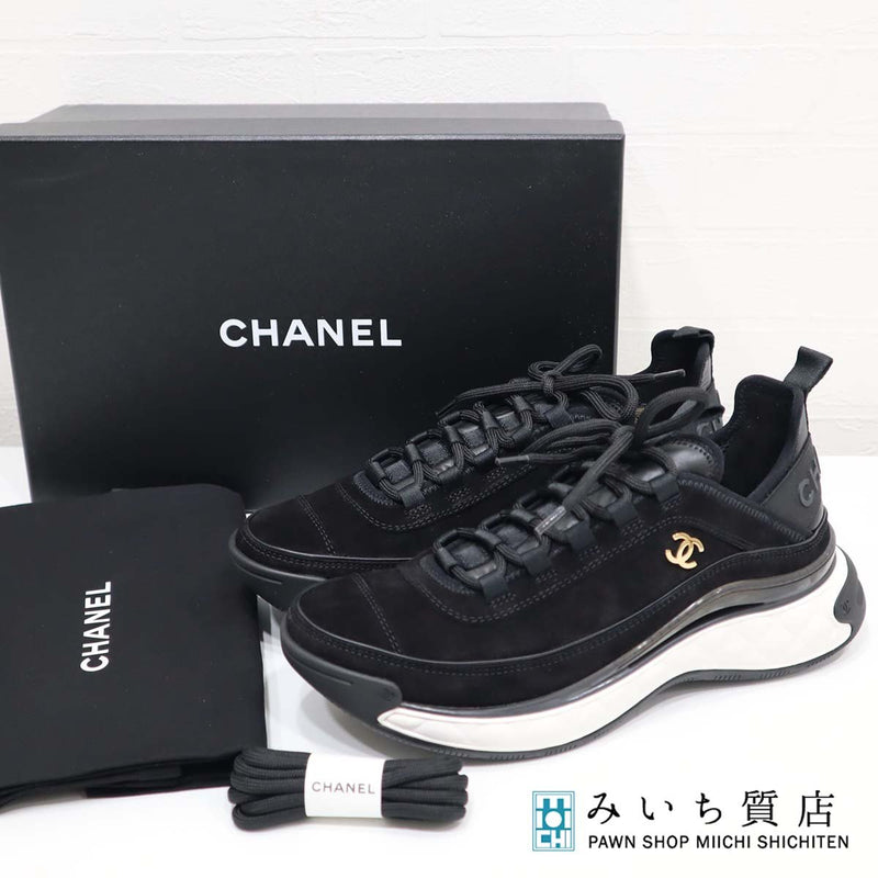 シャネル CHANEL 靴 スニーカー G45331 B14494 サイズ 39 25 ブラック 