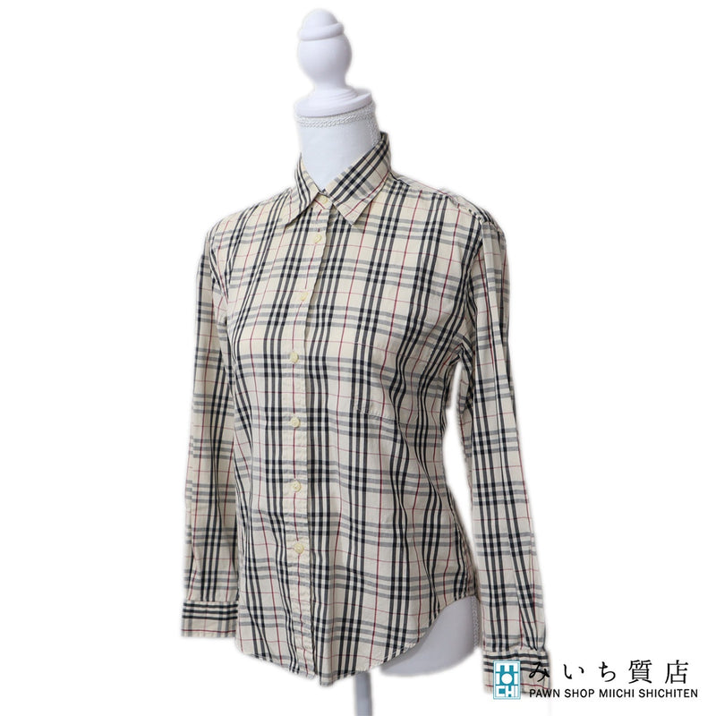 【新品未使用】BURBERRY バーバリー長袖シャツ　ノバチェック　水色　38 楽天市場】【アパレル】BURBERRY バーバリー 長袖 シャツ