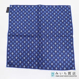 LOUIS VUITTON ルイヴィトン LV M79470 ポケットスクエア・フル オブ ヴィヴィエンヌ ハンカチ スカーフ ブルー 箱有 eco1617