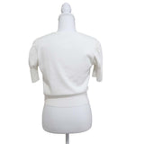 未使用 FOXEY フォクシー ニット ホワイト 40 トップス 半袖 服 H22995-3
