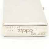 Zippo ジッポ オイルライター スターリングシルバー 喫煙具 着火未確認 27k492-2
