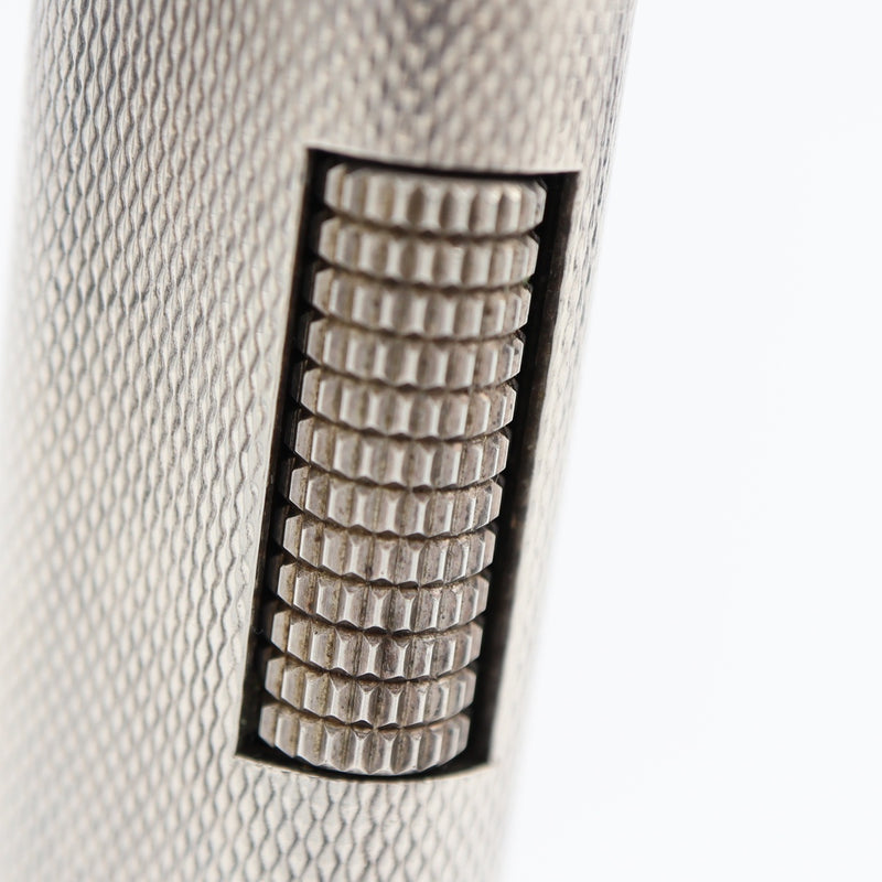 dunhill ダンヒル ガスライター スリム オーバル ローラー式 シルバーカラー 着火未確認 H3162-1
