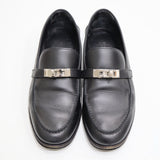 HERMES エルメス モカシン デスタン ケリー WS212114Z 2110 レザー 36 1/2 約23.5cm ブラック レディース 23k388-1