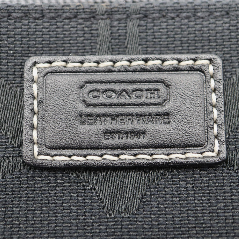 コーチ COACH ウォレットポーチ Black シグネチャー ブラック ミニポーチ Wristlet Pouch H8939