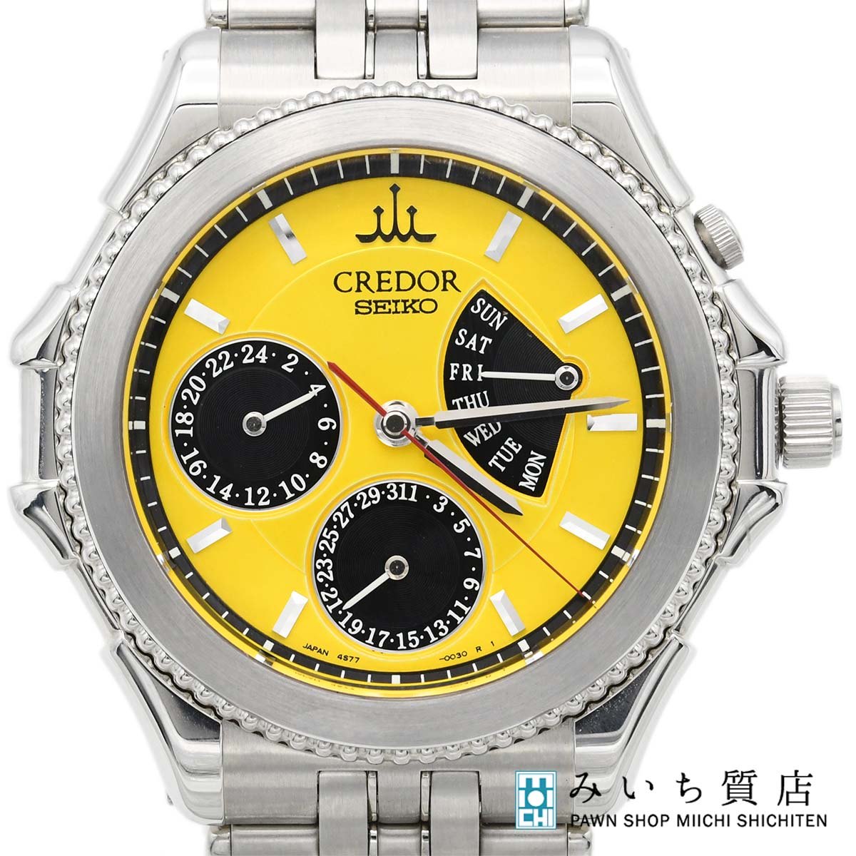 腕時計 稼働 SEIKO セイコー CREDOR クレドール 4S77-0A20