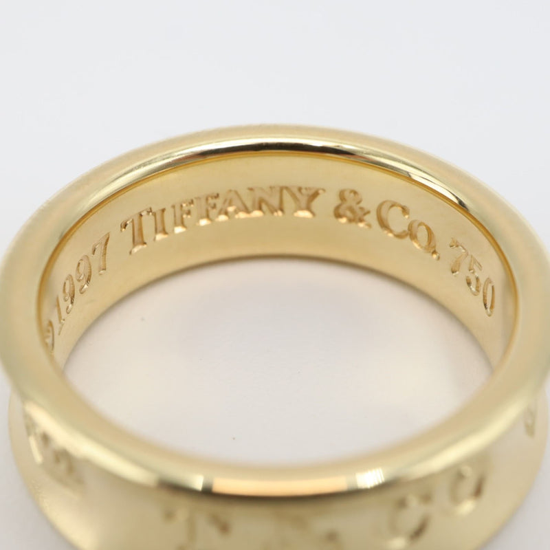 仕上げ済み Tiffany & Co. 1837 ナロー リング ティファニー 750 ゴールド アクセサリー 約10.5号 総重量6.9ｇ ok771