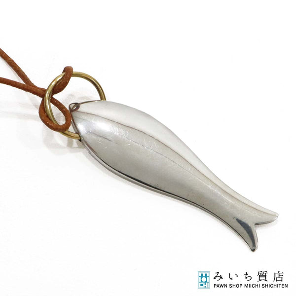 Pomellato ポメラート ペンダント フィッシュ 魚 シルバー SV925 750 ネックレス チャーム 約24.4g 28k825-3