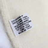 CHANEL シャネル モヘア ストール ロゴ マフラー ホワイト系 服飾小物 k1303