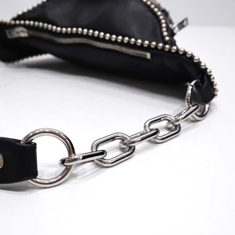 ALEXANDER WANG アレキサンダーワン ウエストバッグ ボディバッグ ブラック レザー ウエストポーチ H20778