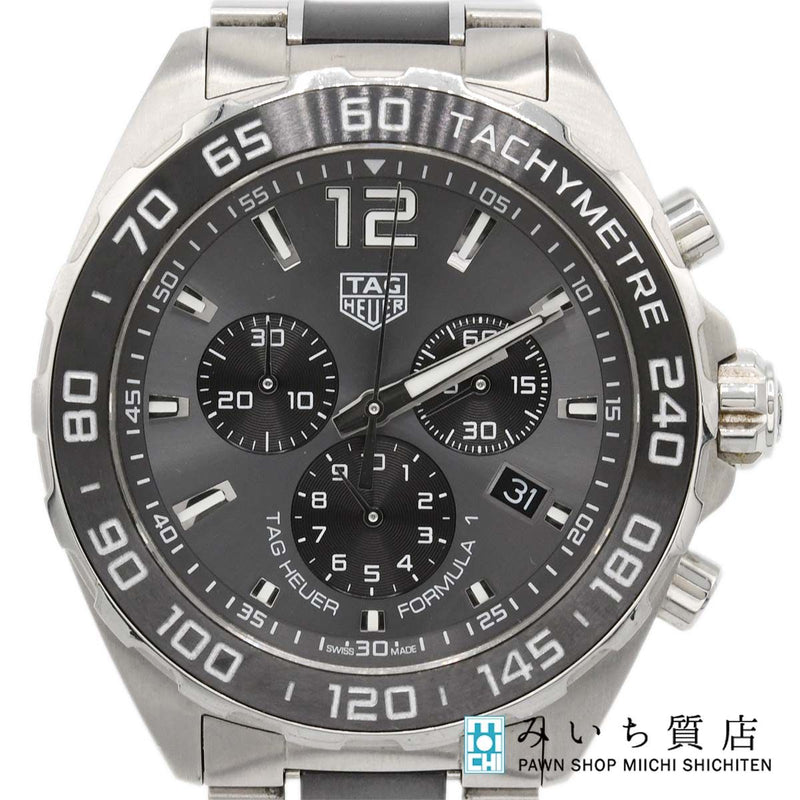 腕時計 稼働 TAG HEUER タグ・ホイヤー CAZ1011 フォーミュラ1 クォーツ グレー色文字盤 25s338-1