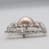 TASAKI タサキ ブローチ パール 約15.8g シルバー アクセサリー K1469!