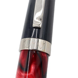 OMAS オマス 万年筆 ボローニャ 14K 585 マーブル レッド 赤 文房具 筆記用具 筆記未確認 yo496