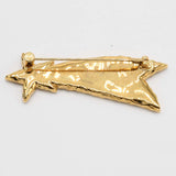 CHANEL シャネル ブローチ 星 B24 ゴールドカラー アクセサリー 箱有 24K1032-5