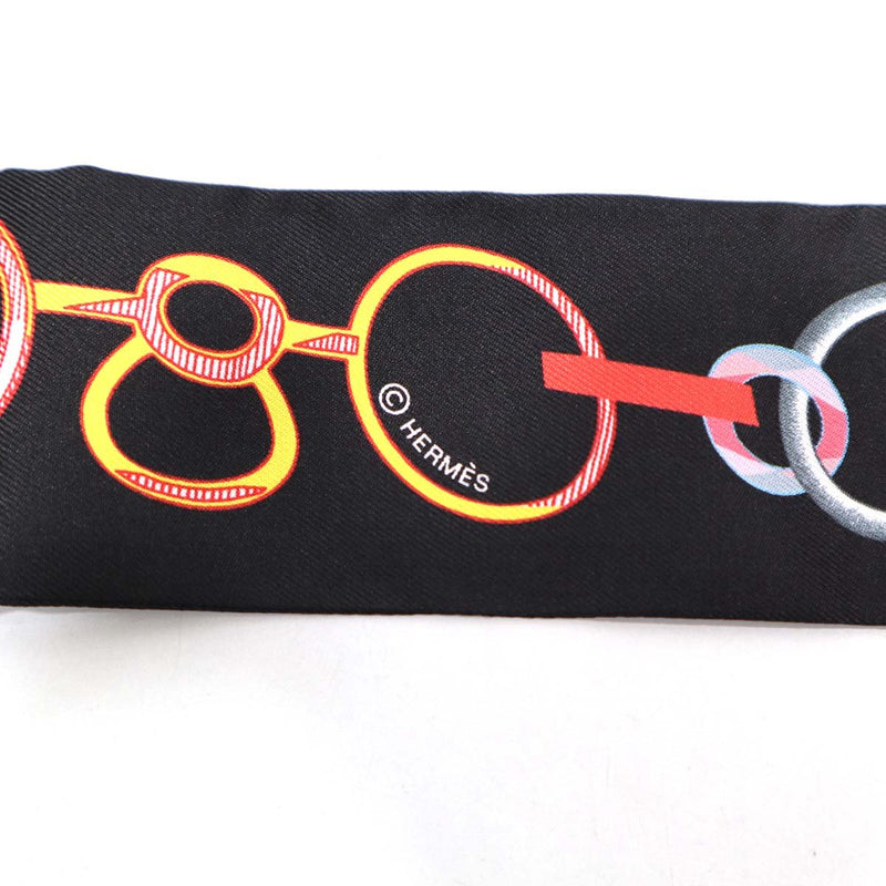 HERMES エルメス ツイリー DO RE BOUCLES ド・レ・ブックル シルク100% スカーフ 箱あり 25k970-7