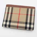 BURBERRY バーバリー 財布 三つ折り ノバチェック ブラウン レディース H12168