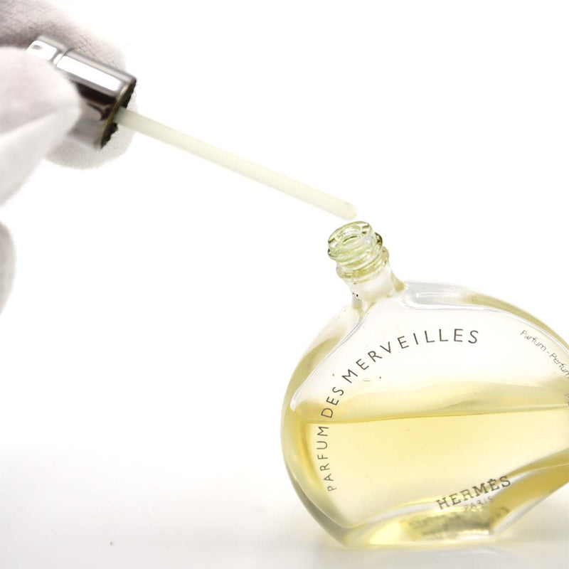 HERMES エルメス パフュームボトル ネックレス 香水 パルファム デ メルヴェイユ 7.5ml 総重量94.6g yo1354