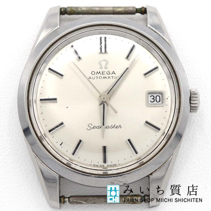 稼働 腕時計 ケースのみ OMEGA オメガ Seamaster シーマスター 166.010 cal.565 デイト 自動巻き 22k319-1